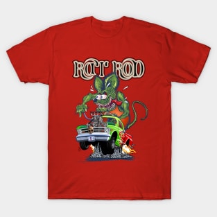 Cartoon Rat Rod T-Shirt